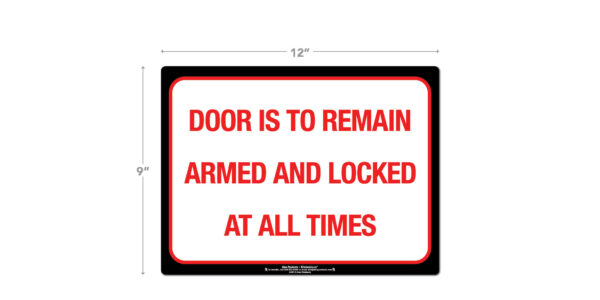 Back Door Decal