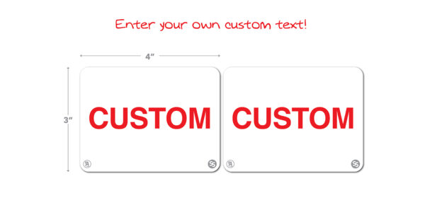 Spray Bottle Decals - Custom