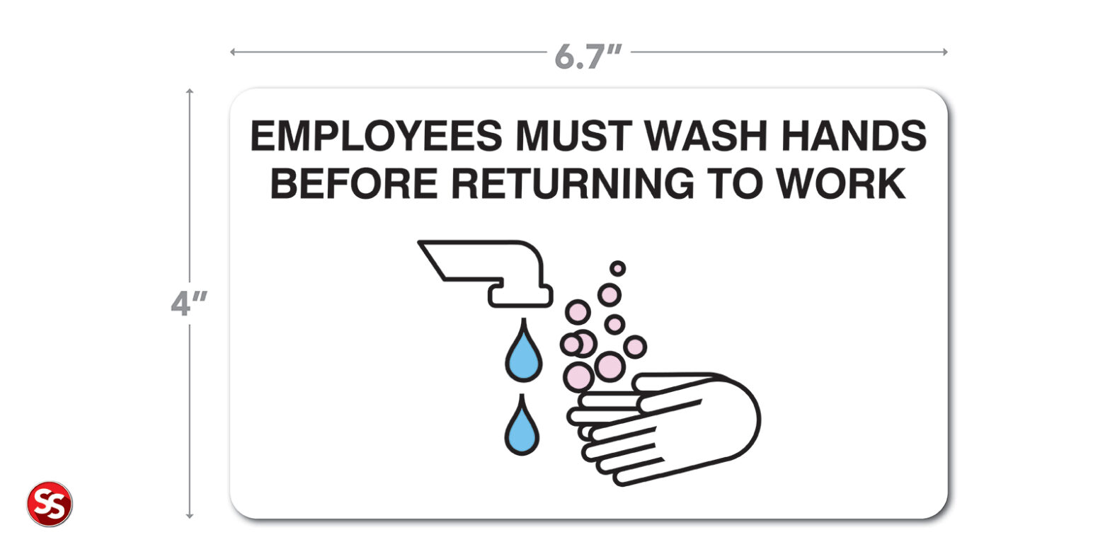Employees Must Wash Hands
