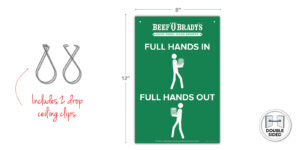 Beef O' Brady's Full Hands In/Out