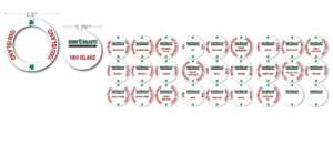 1 Beef O' Brady's Squeeze Bottle Top Set - BOH