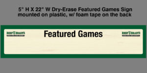 Beef O' Brady's TV Game Sign - Featured