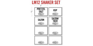 2 Brass Tap Shaker Set LM12