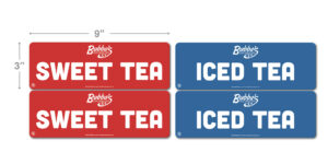 Bubba's 33 Beverage Label Set