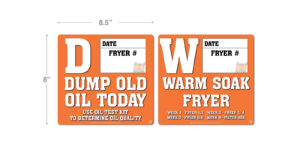 Hooters Oil Rotation Magnet Set