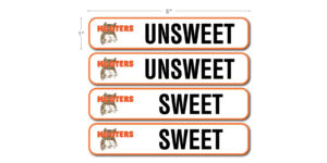 Hooters Tea Urn Decal Set