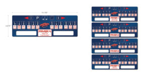 Kickback Jack's Fryer Button Labels