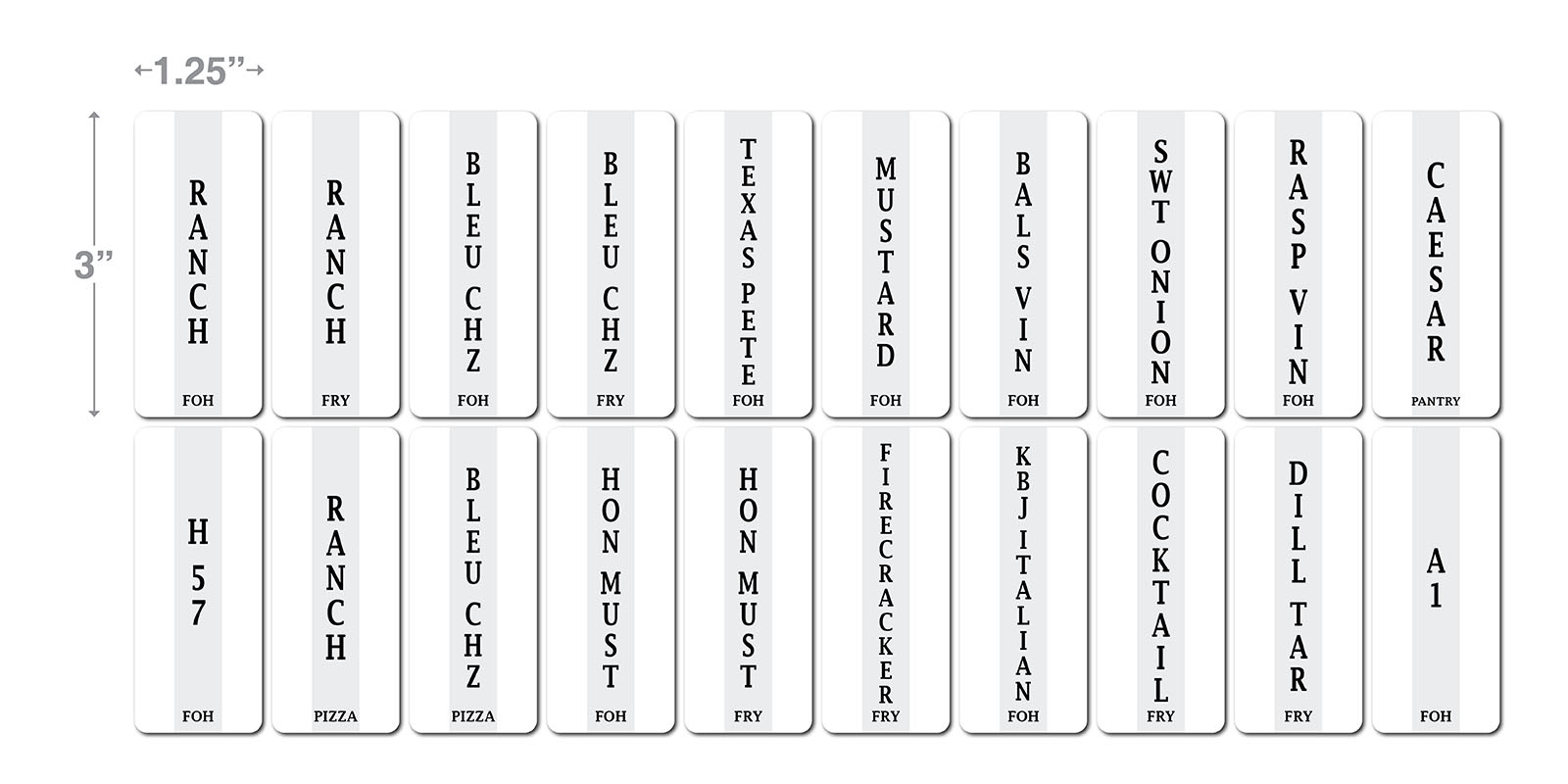 Kickback Jack's Ladle Labels Alco Products