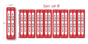 Kickback Jack's FOH Only Broom Set