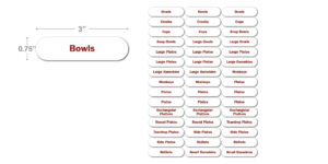 Outback Plate Ledge Labels