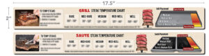 Outback Steak Temperature Chart Set
