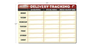 Outback Delivery Tracking Board
