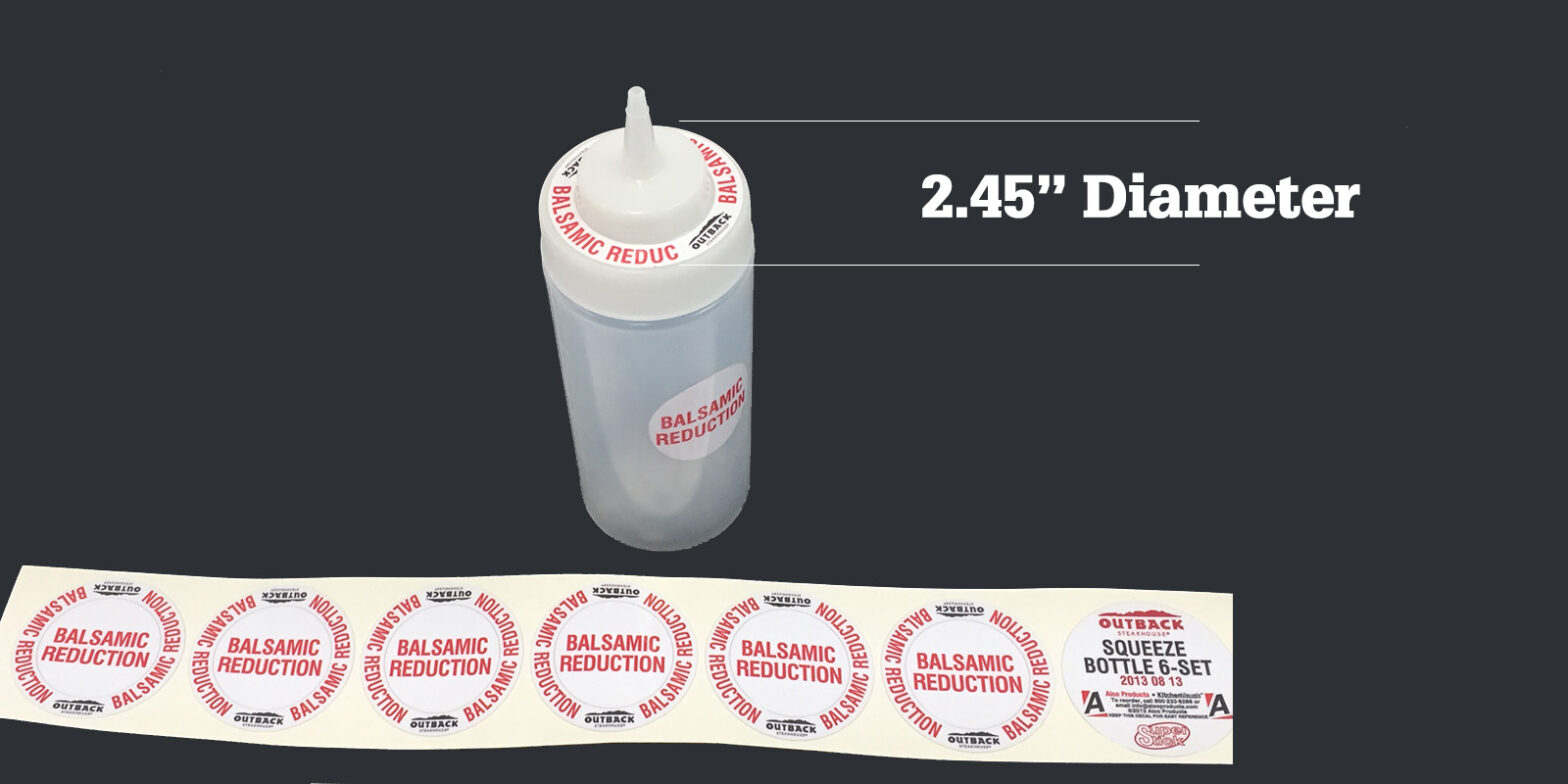 Outback Labels Outback Squeeze Bottle Labels - Individual 6-Sheet - Alco Products