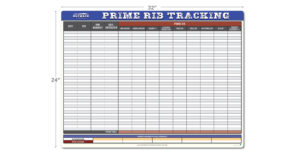Outback Prime Rib Tracking Board