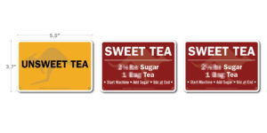 Outback Tea Urn Decal Set