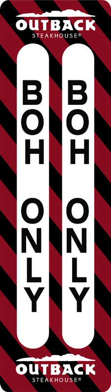Outback Broom Decal - BOH Only