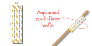 Seasons 52 Broom Handle Decal - Kitchen