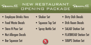 Seasons 52 New Restaurant Opening Kit