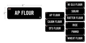 Saltgrass Bin Label Set