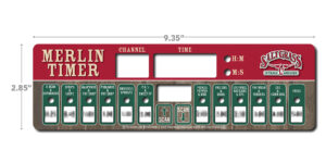 Saltgrass Merlin Fryer Timer Decal