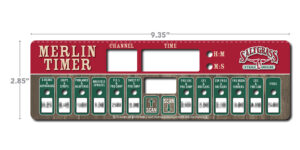 Saltgrass Merlin Fryer Timer Decal