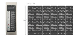 Saltgrass Amana Microwave Button Decals - Vertical
