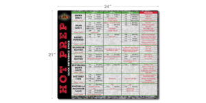 Texas Roadhouse Hot Prep Board
