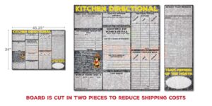 Texas Roadhouse Kitchen Directional Board