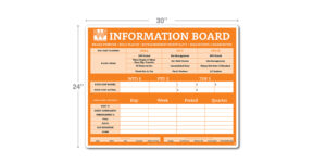Whataburger Information Board