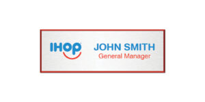 IHOP Nametags