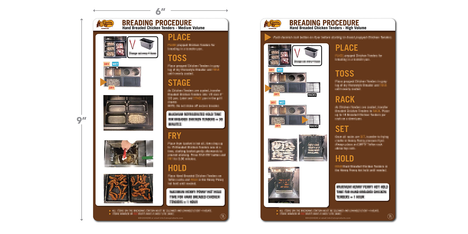 Cracker Barrel Breading Procedure Decals