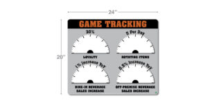 DFS Game Tracking Magnet or Board