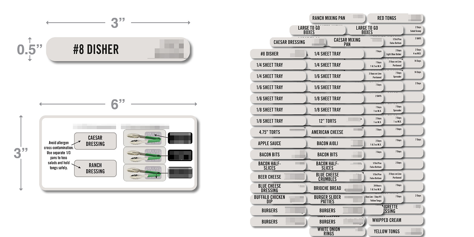 DFS Line Labels