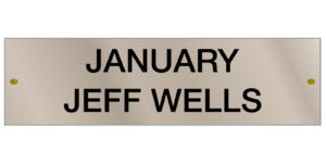 KRYSTAL Employee of the Month Plate for Plaque