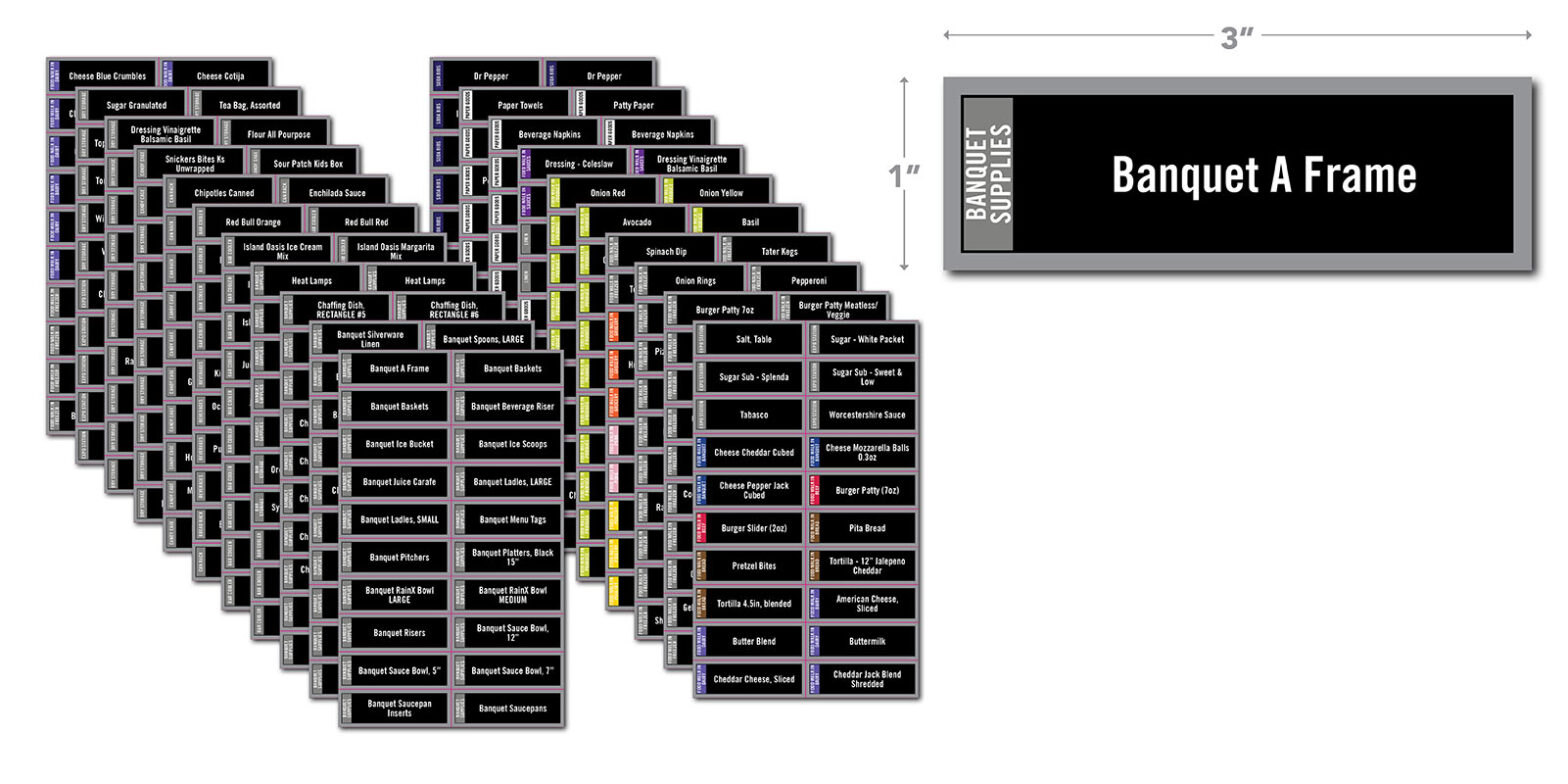 MAIN EVENT Inventory Labels - Alco Products