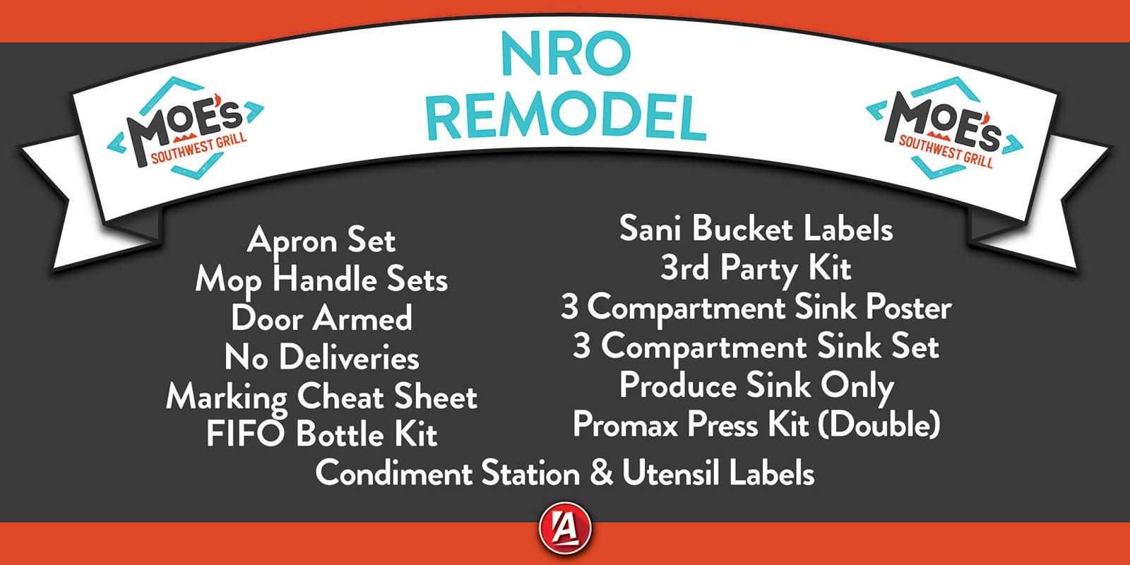 Moe's NRO - Remodel Kit