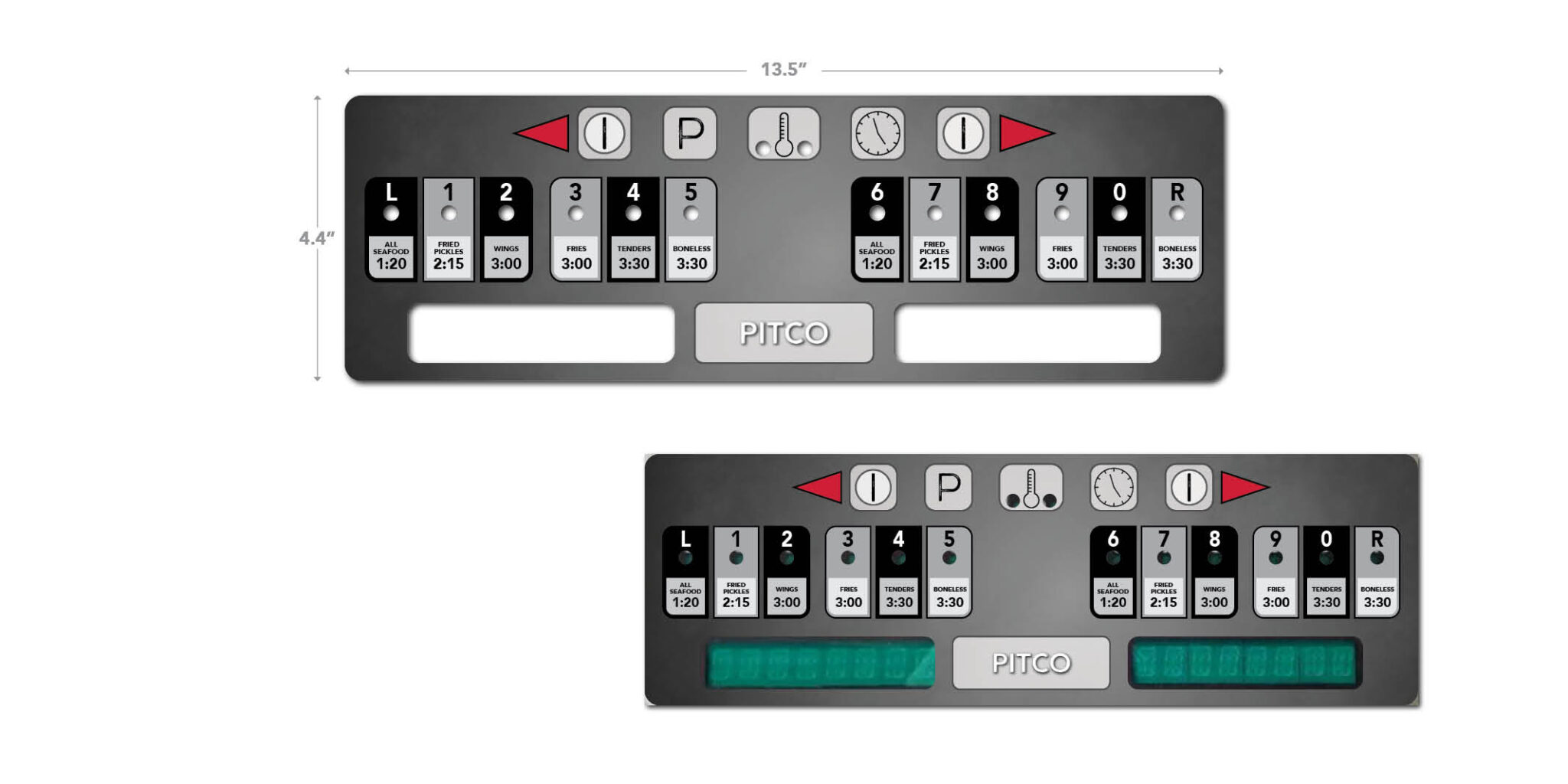 Pitco Timer Faceplate Decal - Alco Products