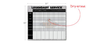 Texas Roadhouse Legendary Service Board