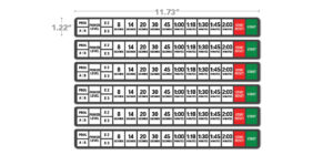 Applebee's Microwave Button Decals - Panasonic