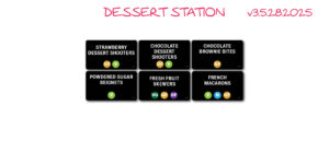 Puttshack Event Menu Tags - DESSERT STATION