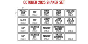 1 Brass Tap Shaker Set October 2025