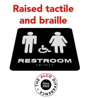 8" x 6" Custom ADA Sign