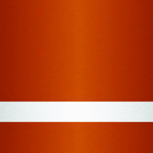 ROWMARK Engraving Sheet, Orange/White, 12 x 24 inches, 1/16 inch Thick, Satin